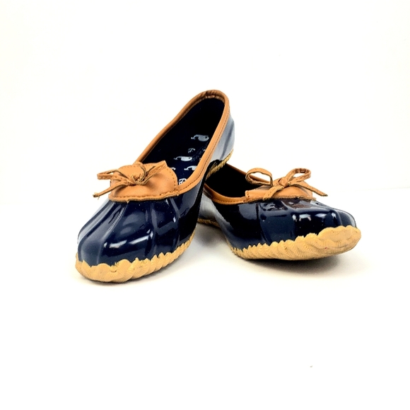 London Fog Shoes - London Fog Collection Slip On Rain Flats